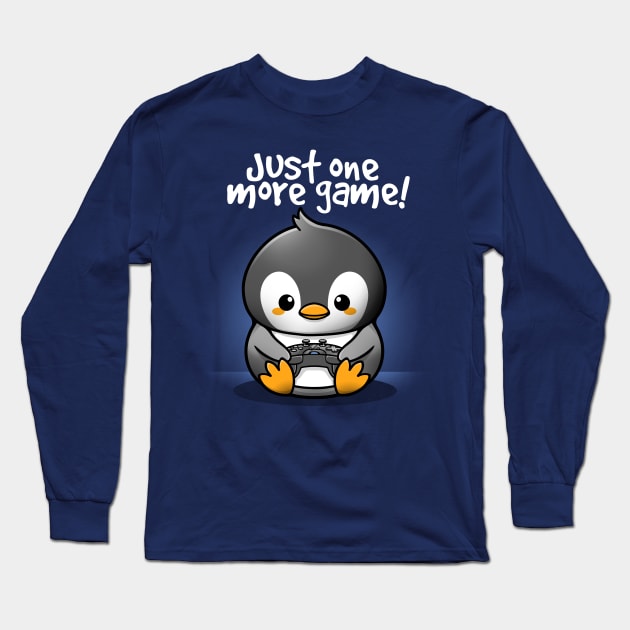 Penguin one more game Long Sleeve T-Shirt by NemiMakeit